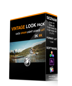 Vintage Look pack - grain, light leaks a LUT